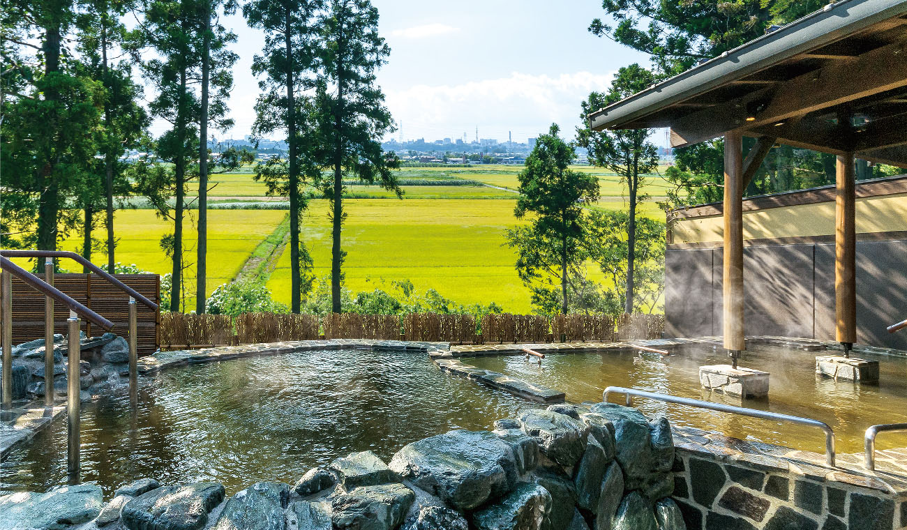 露天風呂の画像