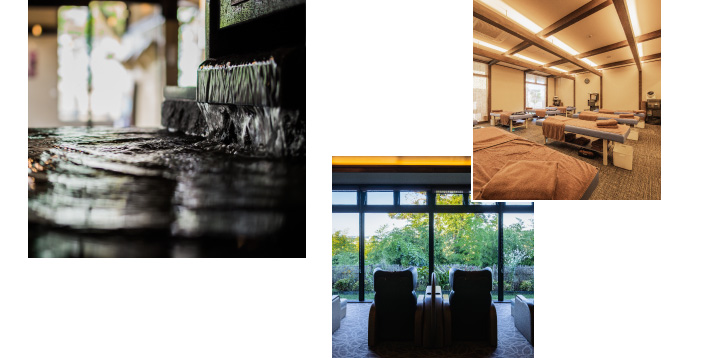 お風呂、岩盤浴、リラクゼーション施設の画像