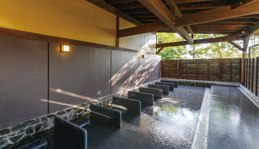 露天風呂の画像