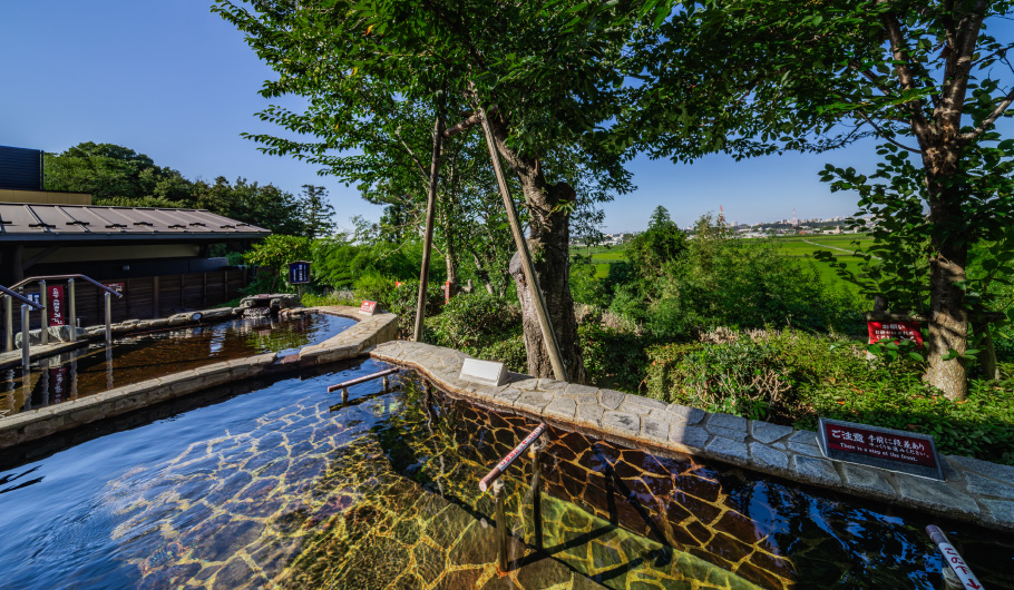 露天風呂の画像