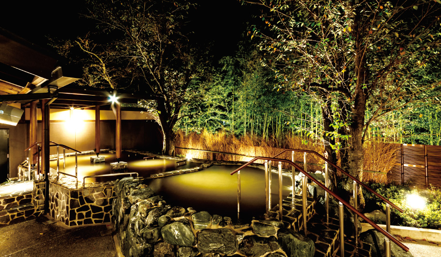 露天風呂の画像