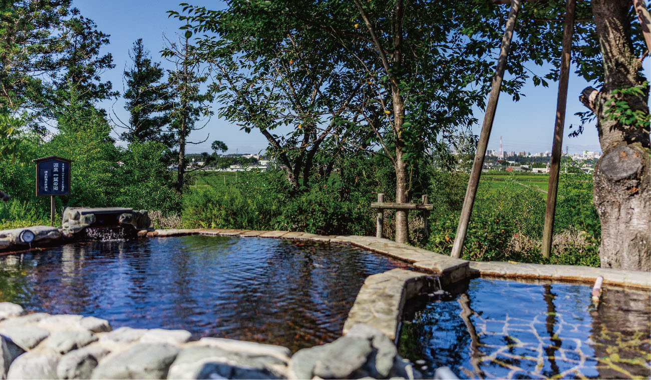 露天風呂の画像