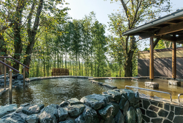 男性露天風呂の画像