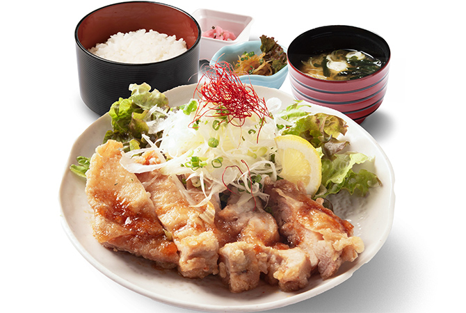 油淋鶏定食
