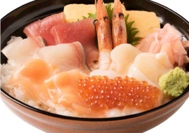 七種の彩り海鮮丼