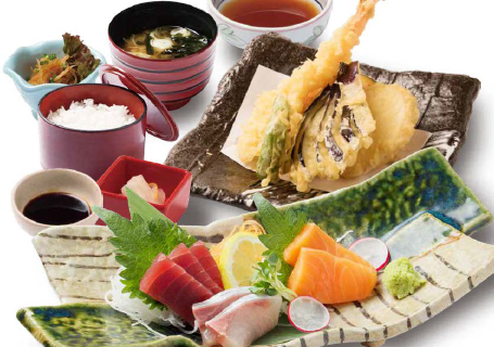 お造り天ぷら御膳